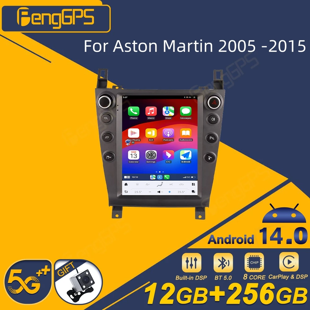 

For Aston Martin 2005 -2015 Android Car Radio Wireless Carplay Stereo Receiver Autoradio Multimedia Player GPS Navi Touch Screen