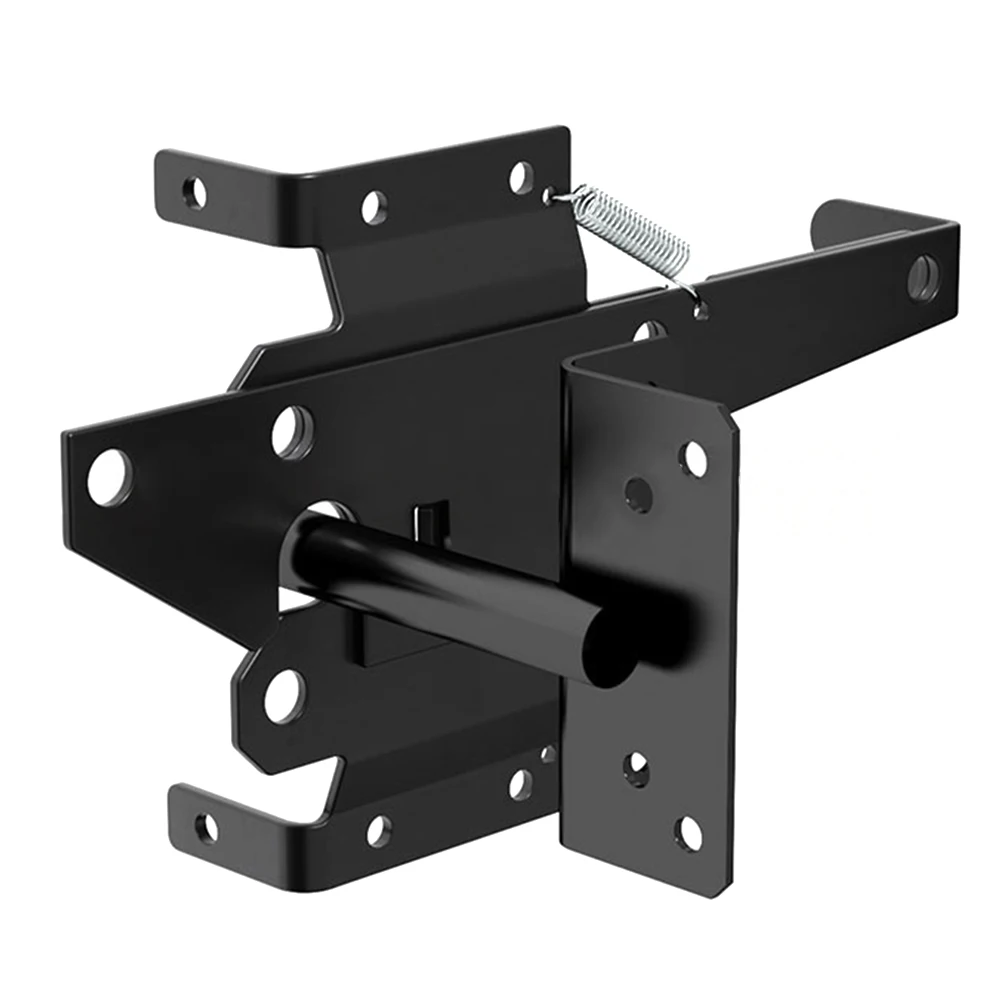 Garden Fence Door Hinges Made of Iron with Full Accessories for Long Lasting Use on Fence Doors Chicken Coops and Gardens