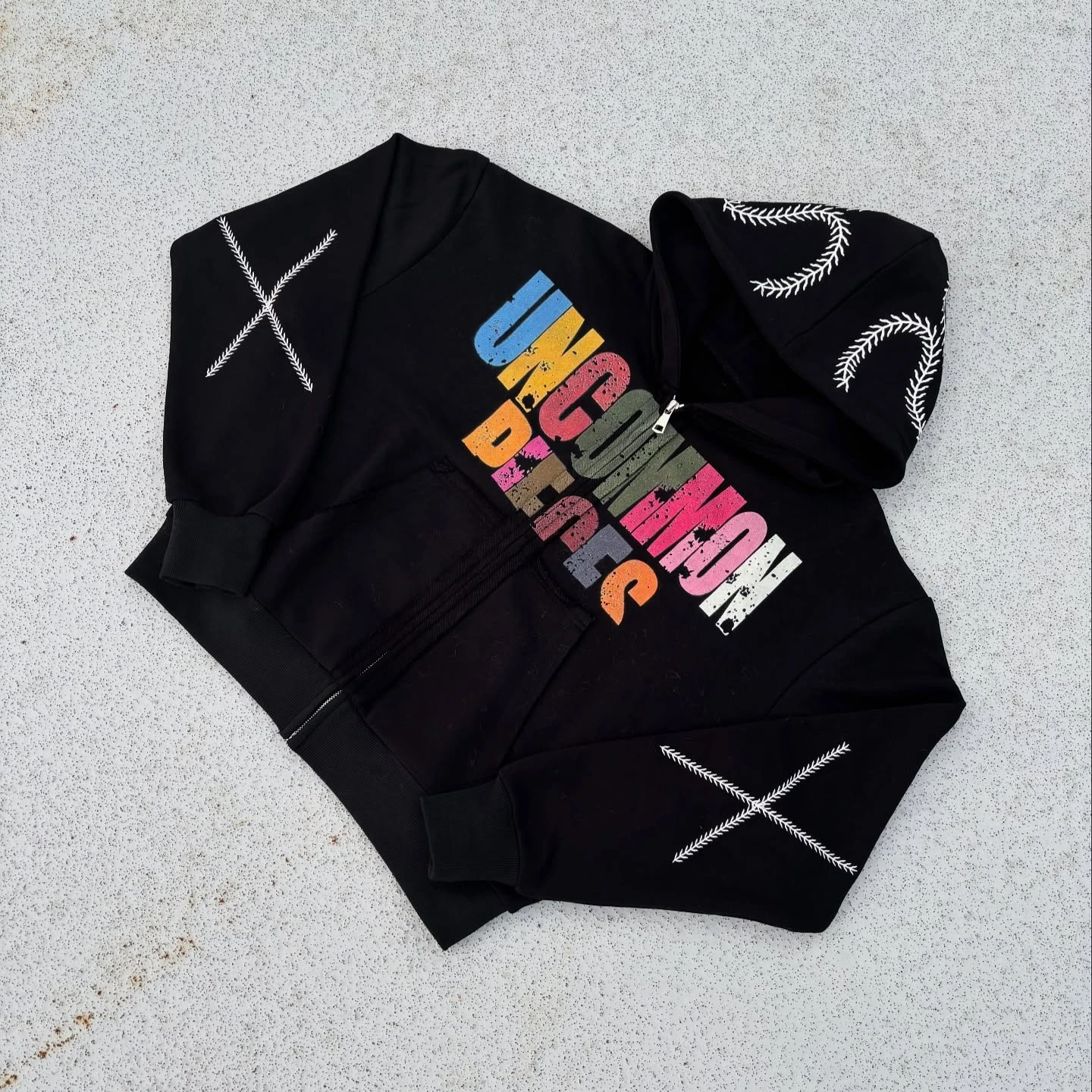 

Винтажная толстовка на молнии с цветными буквами и графическим рисунком Y2K, женская и мужская уличная одежда в стиле хип-хоп, толстовка большого размера с надписью, куртка, одежда