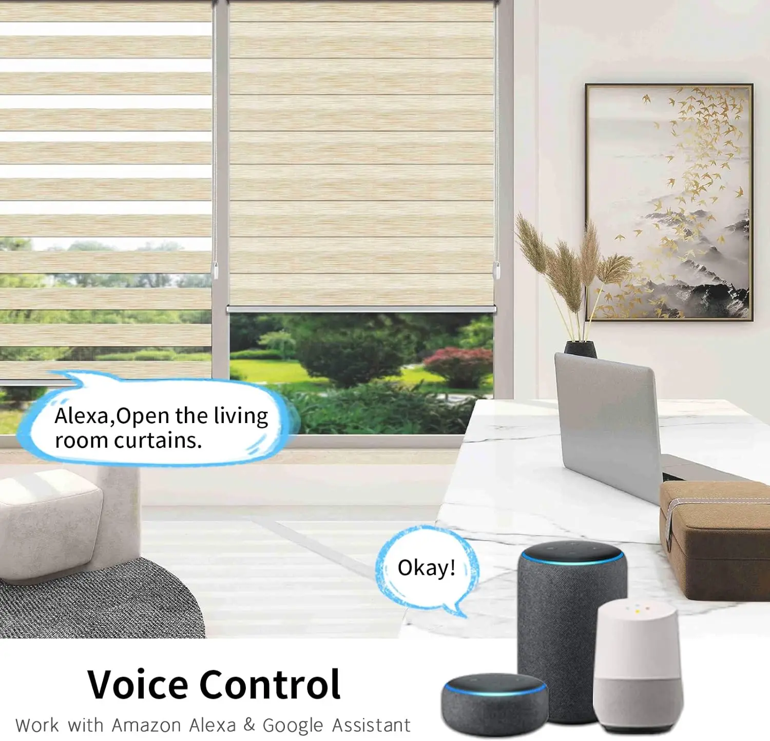 Tuya EU/US Curtain Switch Smart Life APP WiFi Curtains Blinds Switch Roller Shutters Motor Voice Control with Google Home Alexa