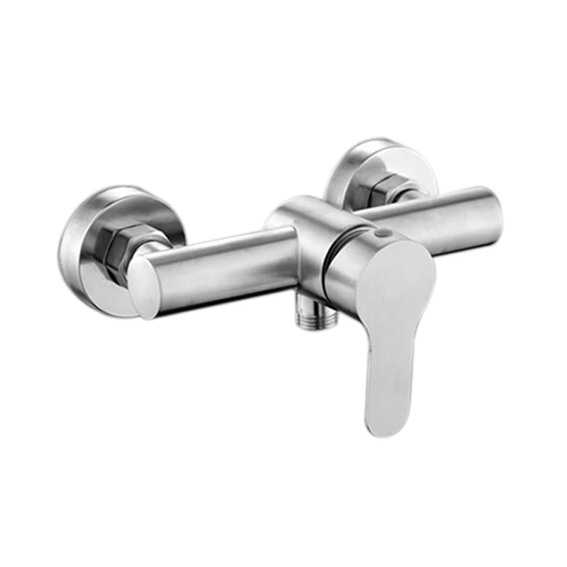 Wall Mounted Shower Faucet Stainless Steel Shower Faucet With Built In Sealing Ring And Lifting Type Opening Mode