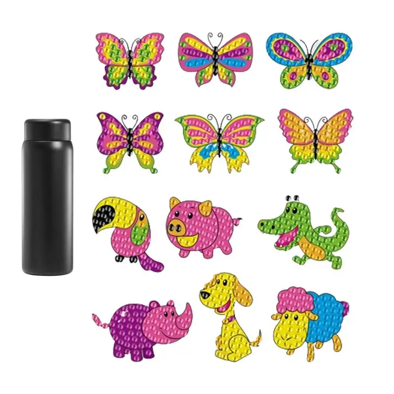 

5D Rhinestone Painting Stickers Kits Cute 5D DIY Art Stickers Kits Gem Art Kits Mosaic Sticker Craft Gem Sticker Gift Arts And