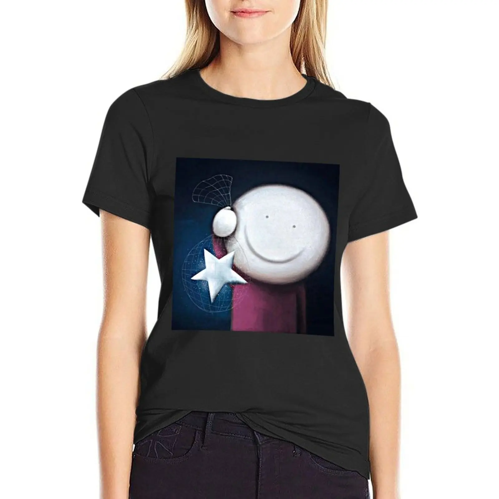 

doug hyde T-shirt summer clothes hippie clothes white t shirts for Women