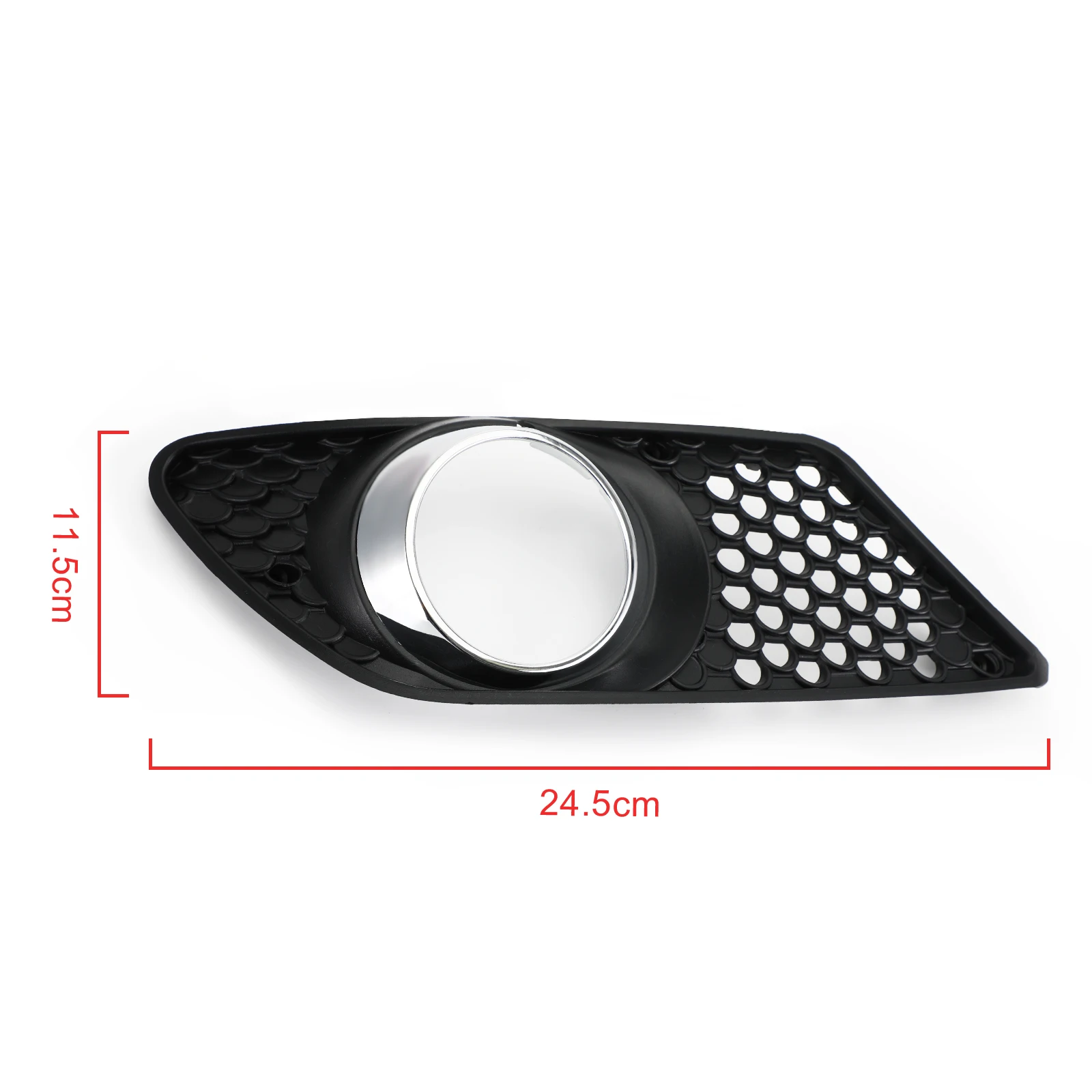 Pair Black Front Bumper Fog Light Grill Set For Mercedes Benz C-Class W204 2008-2010 Car Accessories view 3