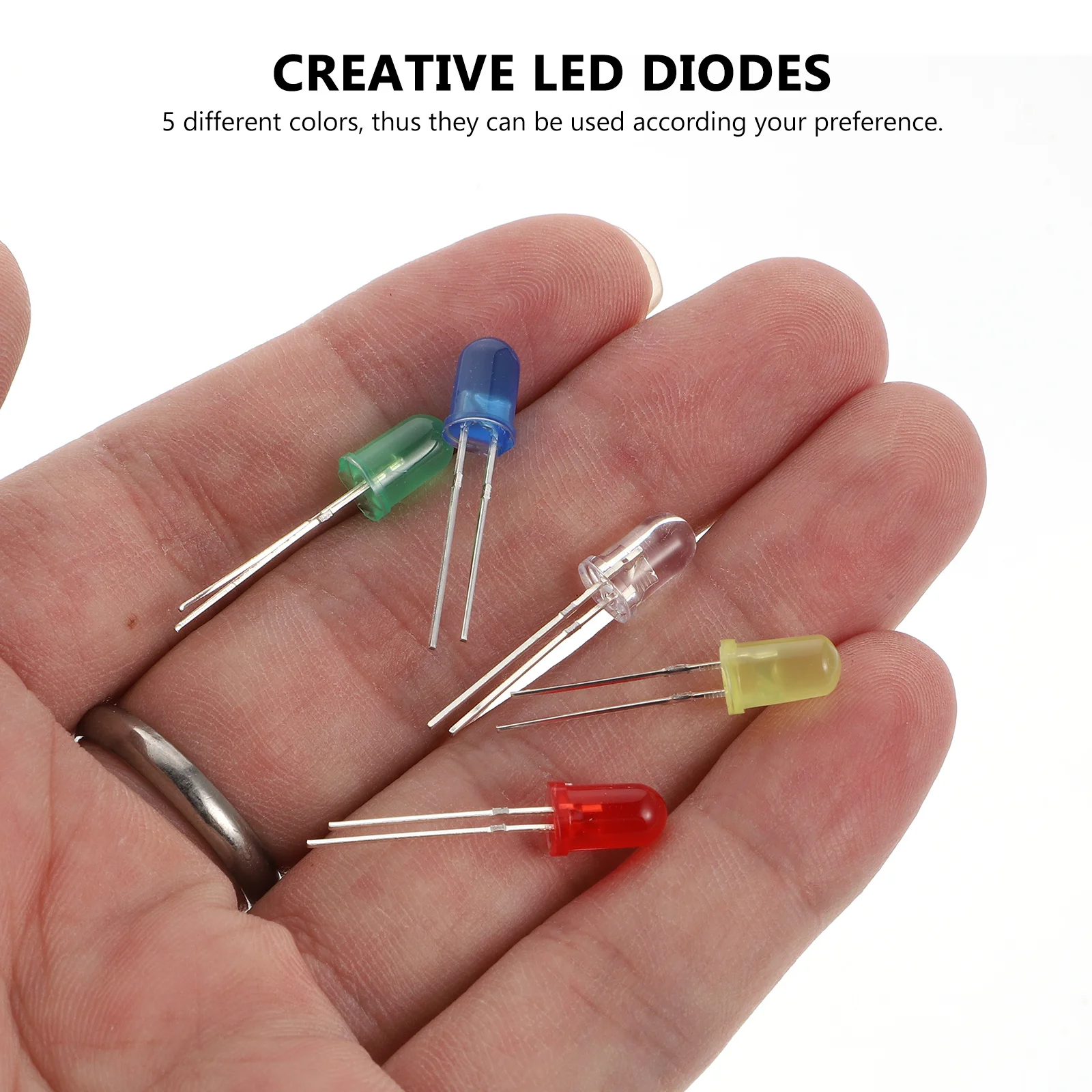 

500 шт. светодиодные светодиоды высшего качества для электрических проектов своими руками, пластиковые светодиодные диоды, практичные лампы, бусины, освещение