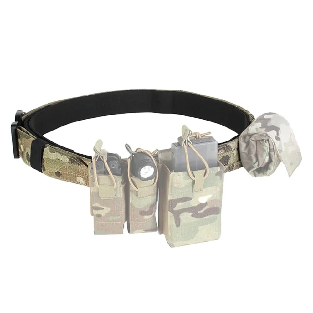 VULPO 1,75 Zoll/4,3 cm Taktischer Gürtel im Ronin-Stil, zweilagiger Molle-Gürtel, Jagd- und Airsoft-Kampfgürtel, Herren-Taillengürtel – Detail 17