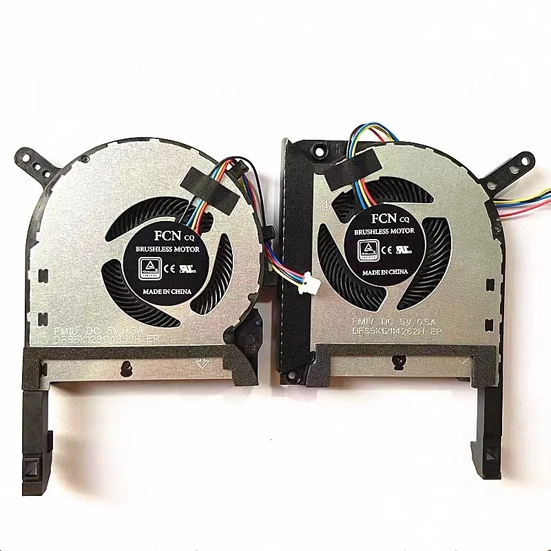 For FX95 FX95D FX95G FX96 FX506 FX506H/HE FX506LU FX706 FX706HM ZX86 ZX86F FA506 FA506IV New Laptop CPU GPU Cooling Fan - Image 2