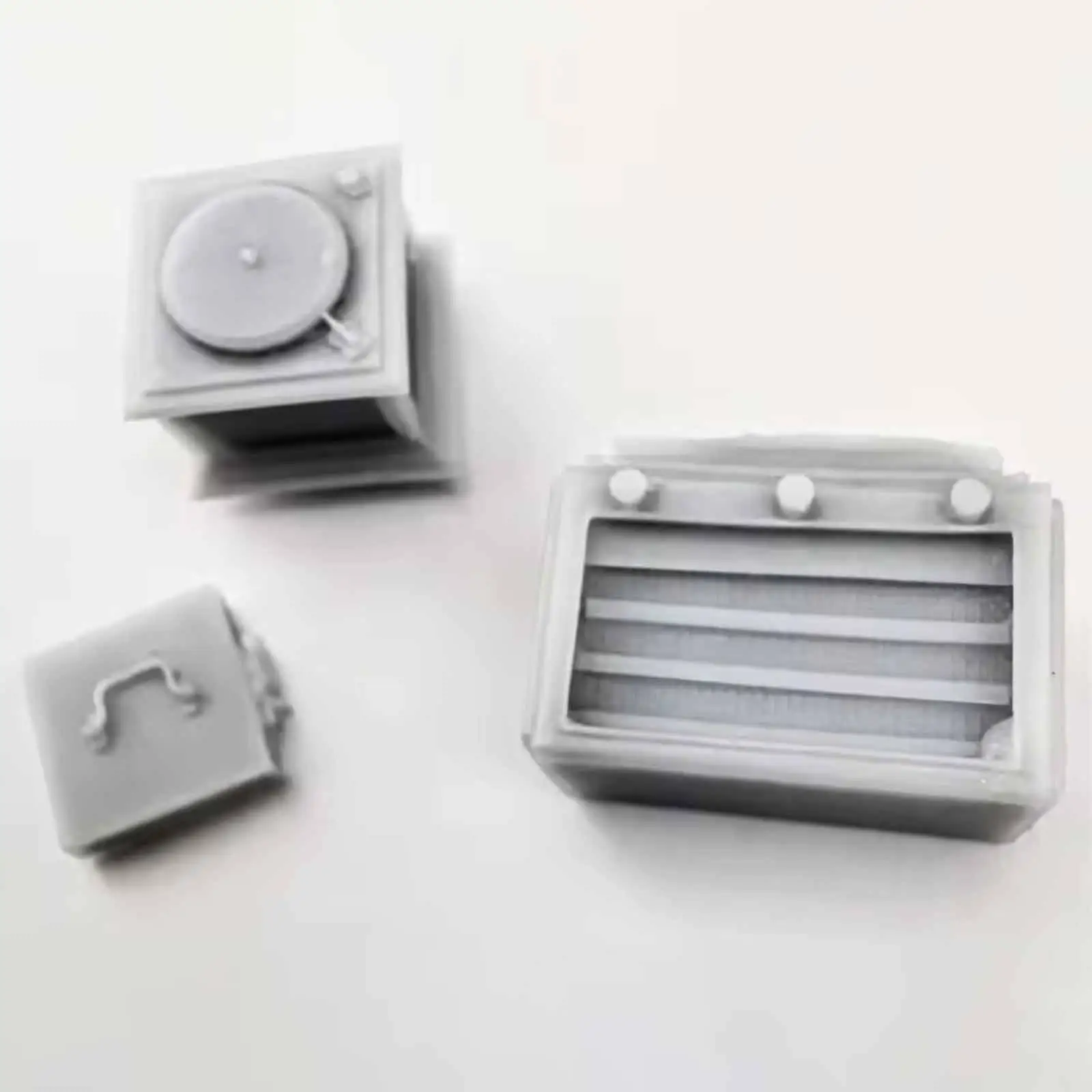 

1:35 Scale Miniature Phonograph Model Set for Miniature Scenes Decoration