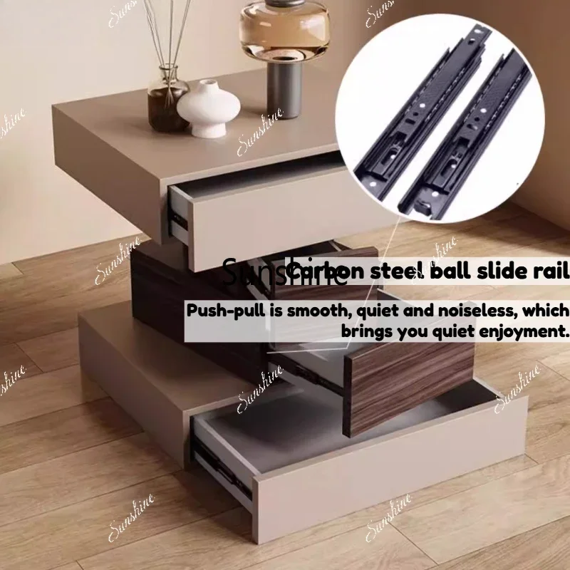 

Multifunction Modern Nightstand Aesthetic Organizer Storage Floor Nightstands Ornaments Simple Szafka Nocna Bedroom FurnitureY