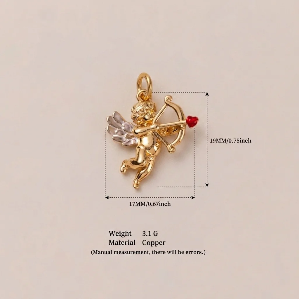 Neue modische und beliebte Valentinstags-Rosen-Liebesbouquet-Umschlag-DIY-Anhänger-Charms für Schmuck. – Detail 4