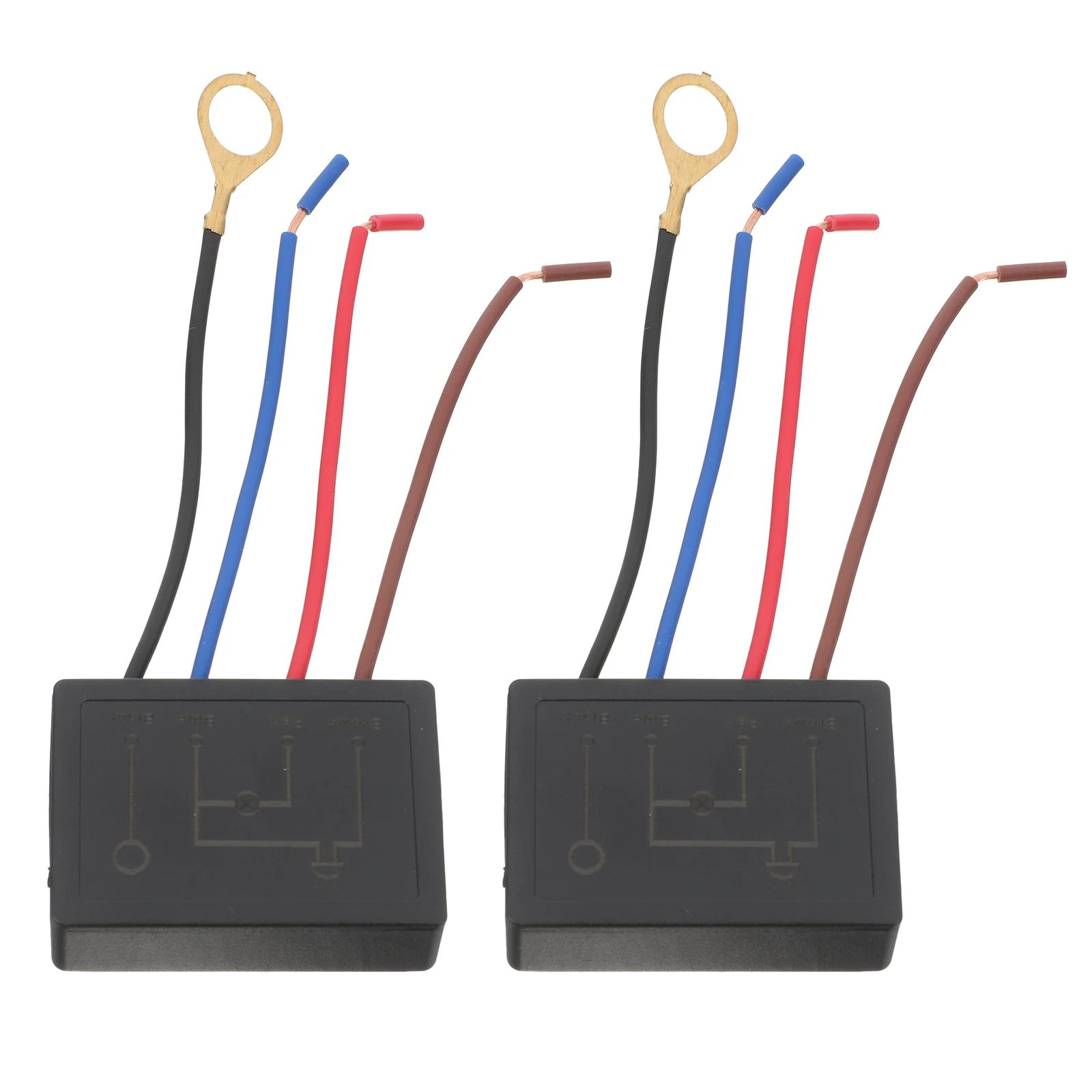 2Pcs Touch Dimmer Switch for Table Light Lamp Accessories Control Module Sensor Replacement Black Lamp Dimmer Touch Light