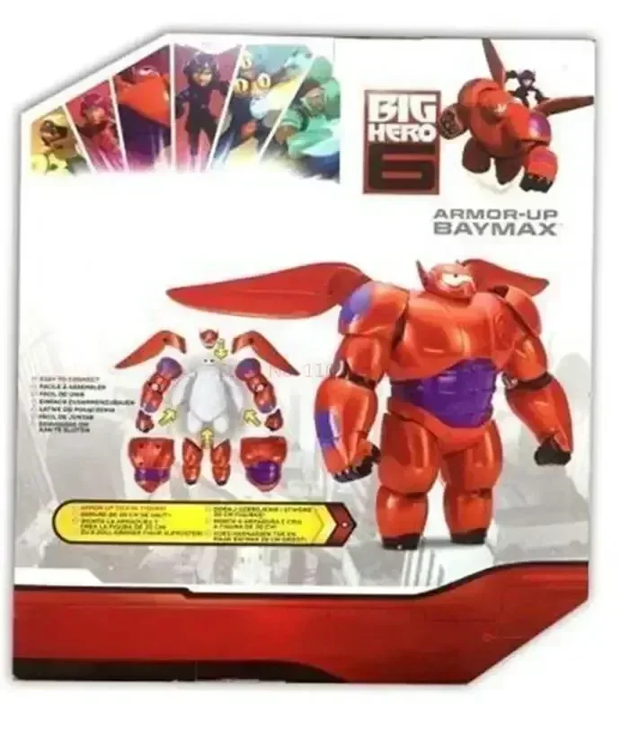 16cm Disney Hero Figurine 6 Baymax Action Figure Model Big White Robot Toy Ornaments Children Birthday Christmas Gift