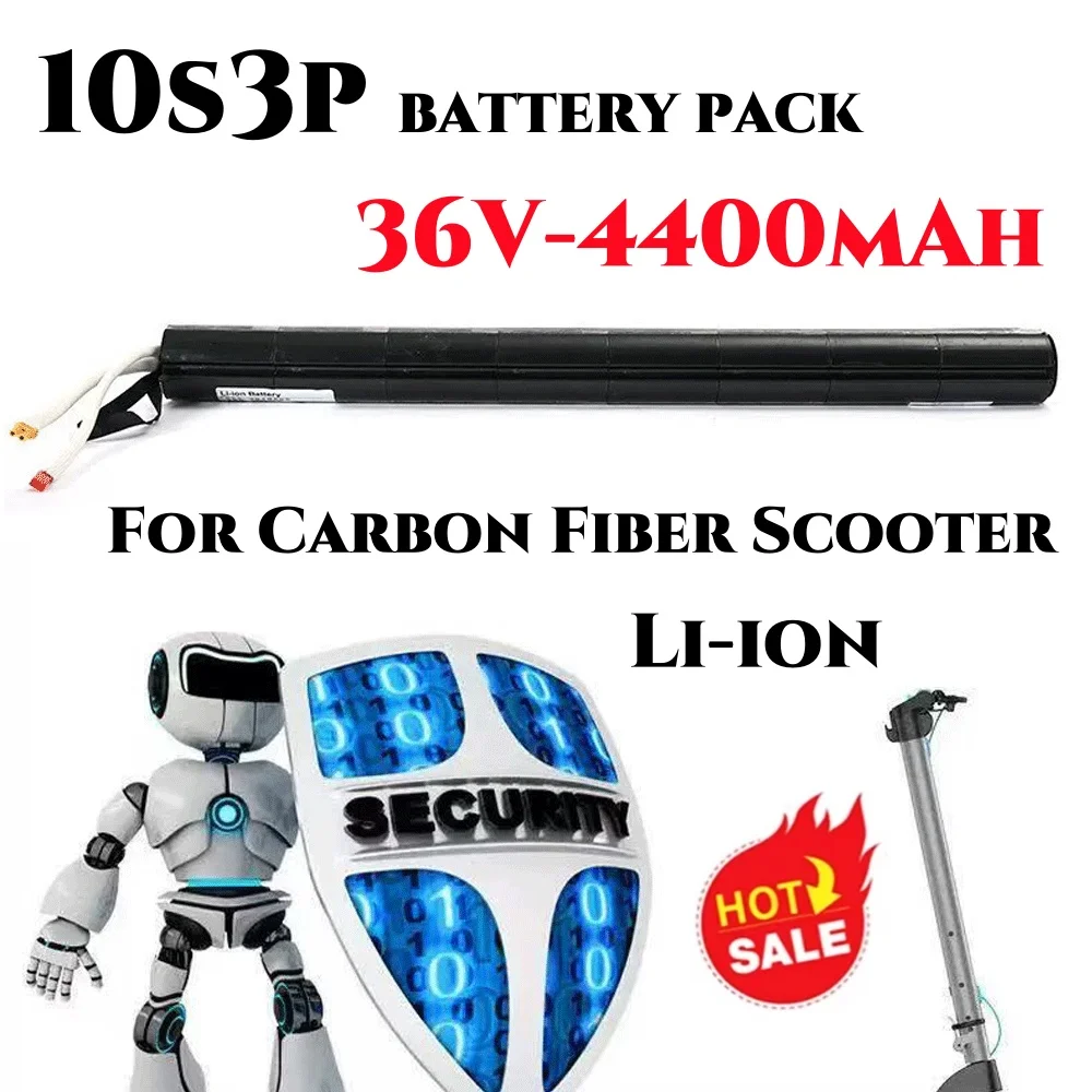 

36V 4400mAH Lithium ion Battery Pack for Carbon Fiber Electric Scooter Battery
