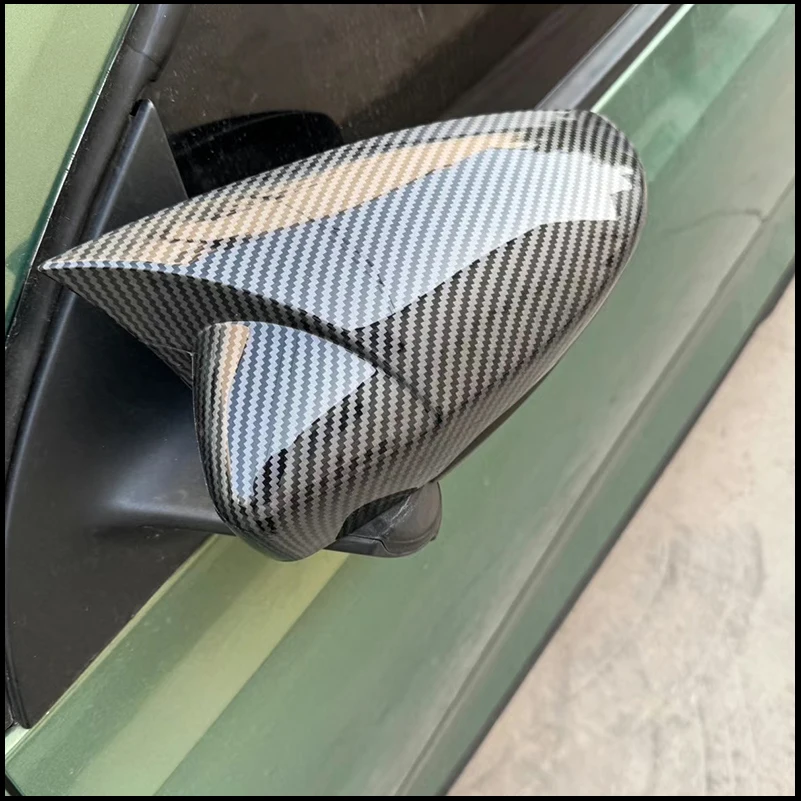 

Car Styling For Volkswagen VW Jetta MK6 Euro 2012-2017 Side Rearview Mirror Cover Sticker Trim With OX Horn Auto Accessories