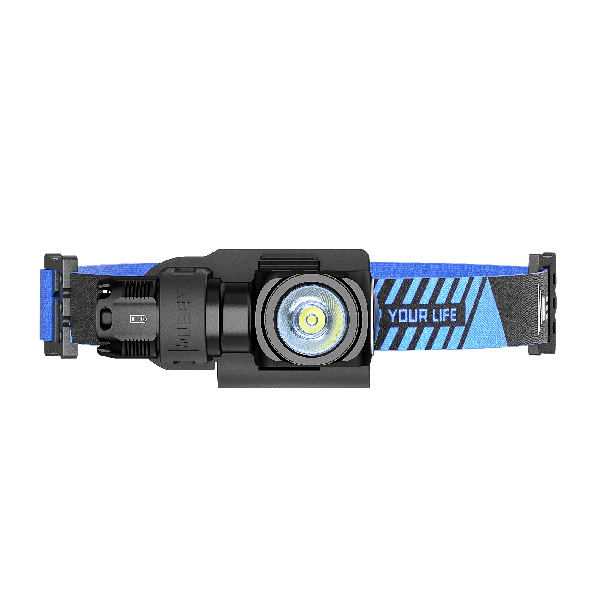 WUBEN H5 Rechargeable LED Headlamp Multifunctional Clip Flashlight 400 Lumen 360 Degree Rotating for Outdoor Camping Running