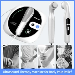 Ultrasound Therapy Machine Ultrasonic Physiotherapy Instrument for Body Pain Relief Deep Muscle Massager Adult with LCD Display