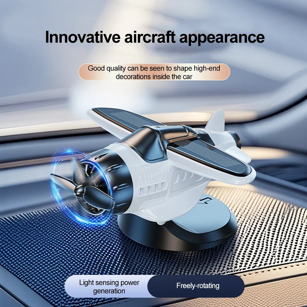 

Solar Car Dashboard Ornament Auto Interior Decoration Light Sensing Energy Collection Swing Motion Enhances Driving Pleasure