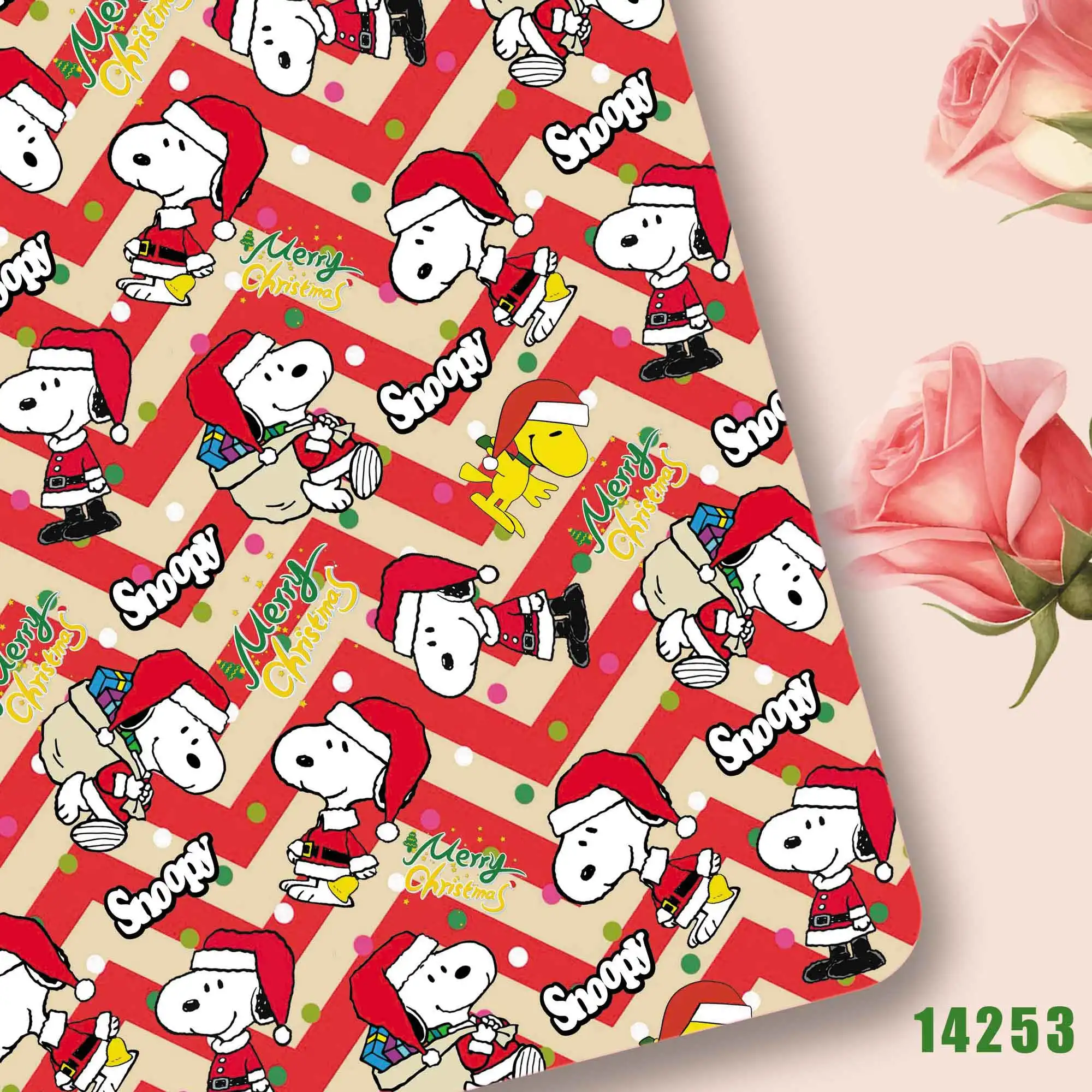 TAKARA TOMY Snoopy fabric140x50CM Cartoon printed fabric Patchwork Tissue Kid Home Textile Sewing Doll Dress Curtain - view 6