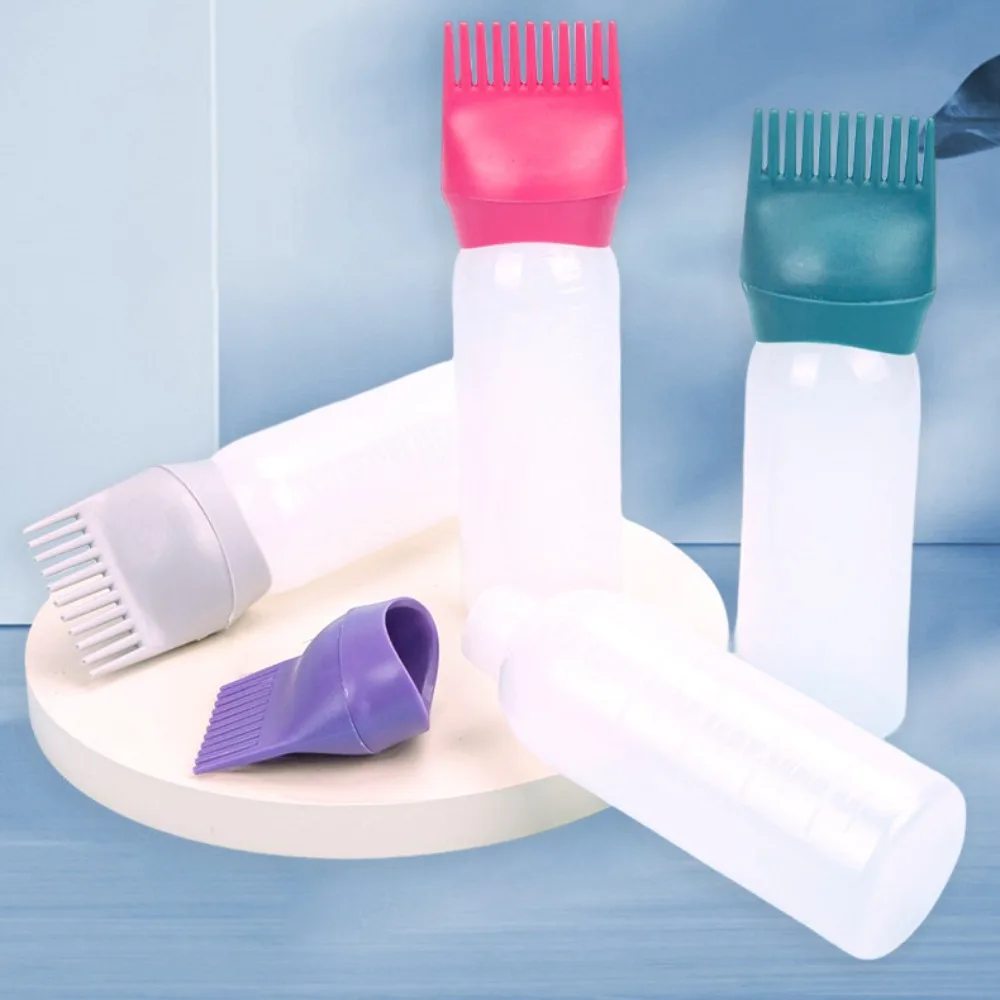 

160ML Hair Dye Applicator Bottles Scalp Applicator Liquid Comb Hair Dye Bottle Dyeing Shampoo Bottle Hair Coloring Styling Tools