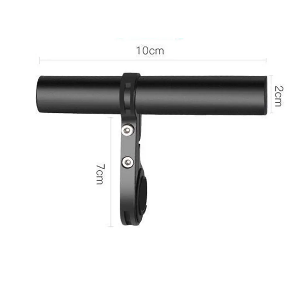 10cm Motorcycle Bicycle Handlebar Extended Bracket MTB Headlight Mount Extented Bar Road Mountain Handlebar Extender Rack Parts - view 2
