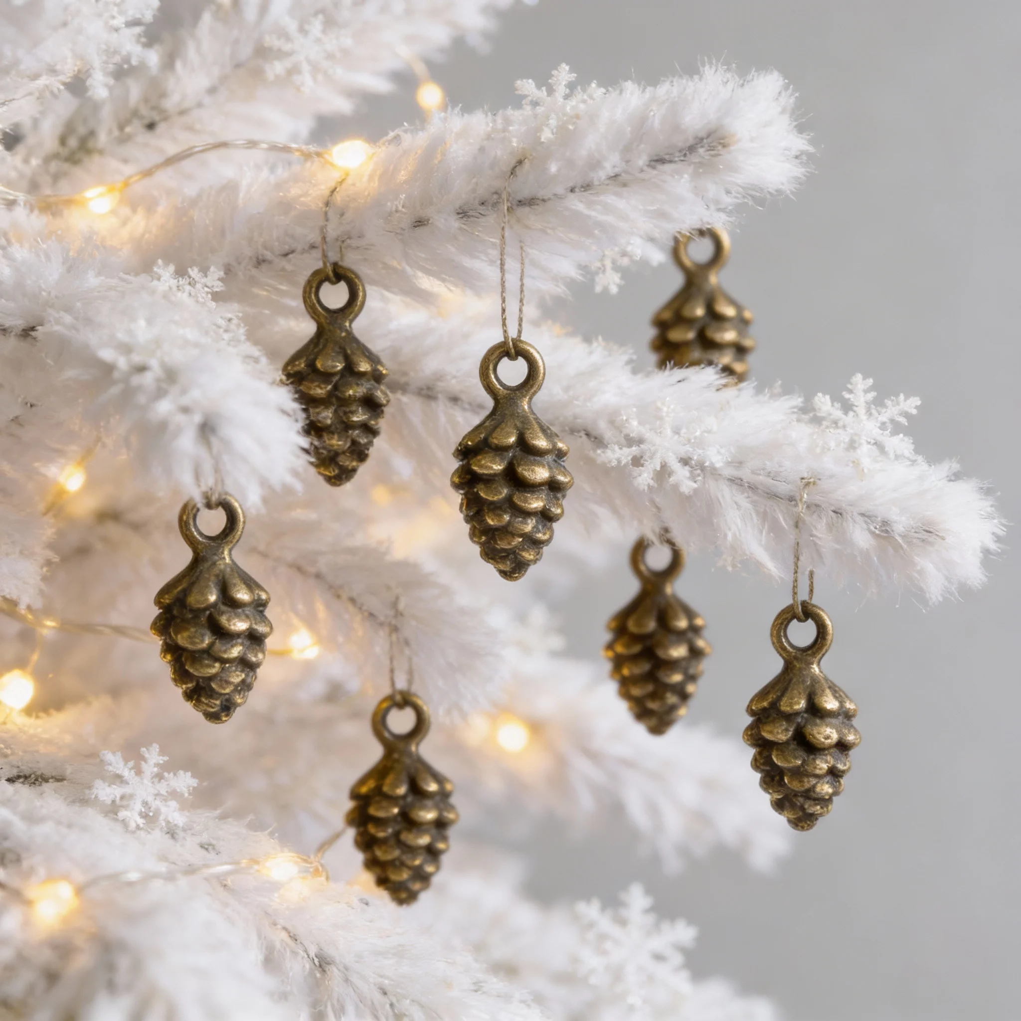 

50 шт., латунные рождественские подвески из соснового сплава, подвески «сделай сам», для изготовления ювелирных изделий, ожерелье, браслет, серьги, праздничный подарок