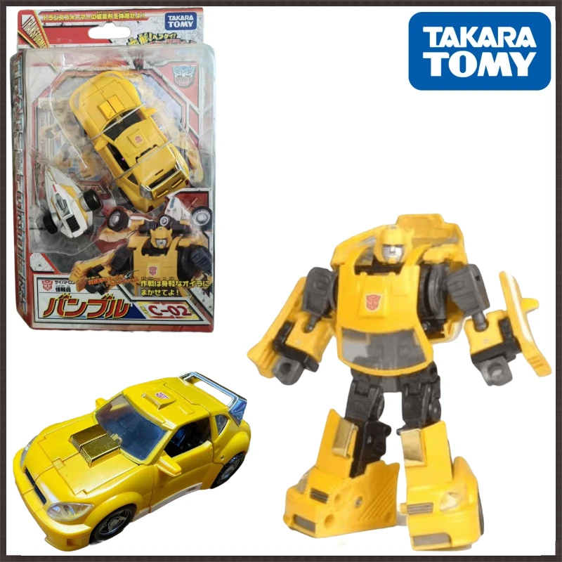 

In Stock Takara Tomy Transformers C-02 Bumblebee Collect Action Figure Anime Figures Deadpool One Piece Gift