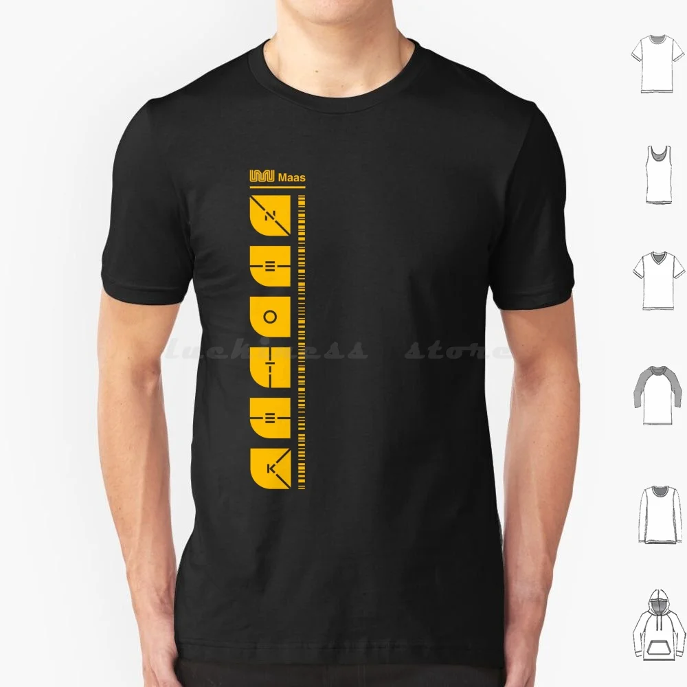 Maas Neotek ( Vertical Flat Light-On-Dark Version ) T Shirt Cotton Men Women Diy Print Neuromancer Hacker Cyberspace