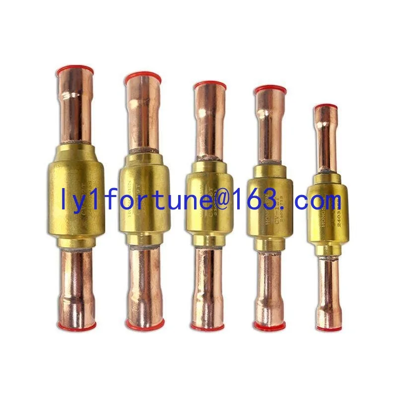 CV type one-way valve, right-angle pipe diameter check  air conditioner cold storage unit refrigerant check valve
