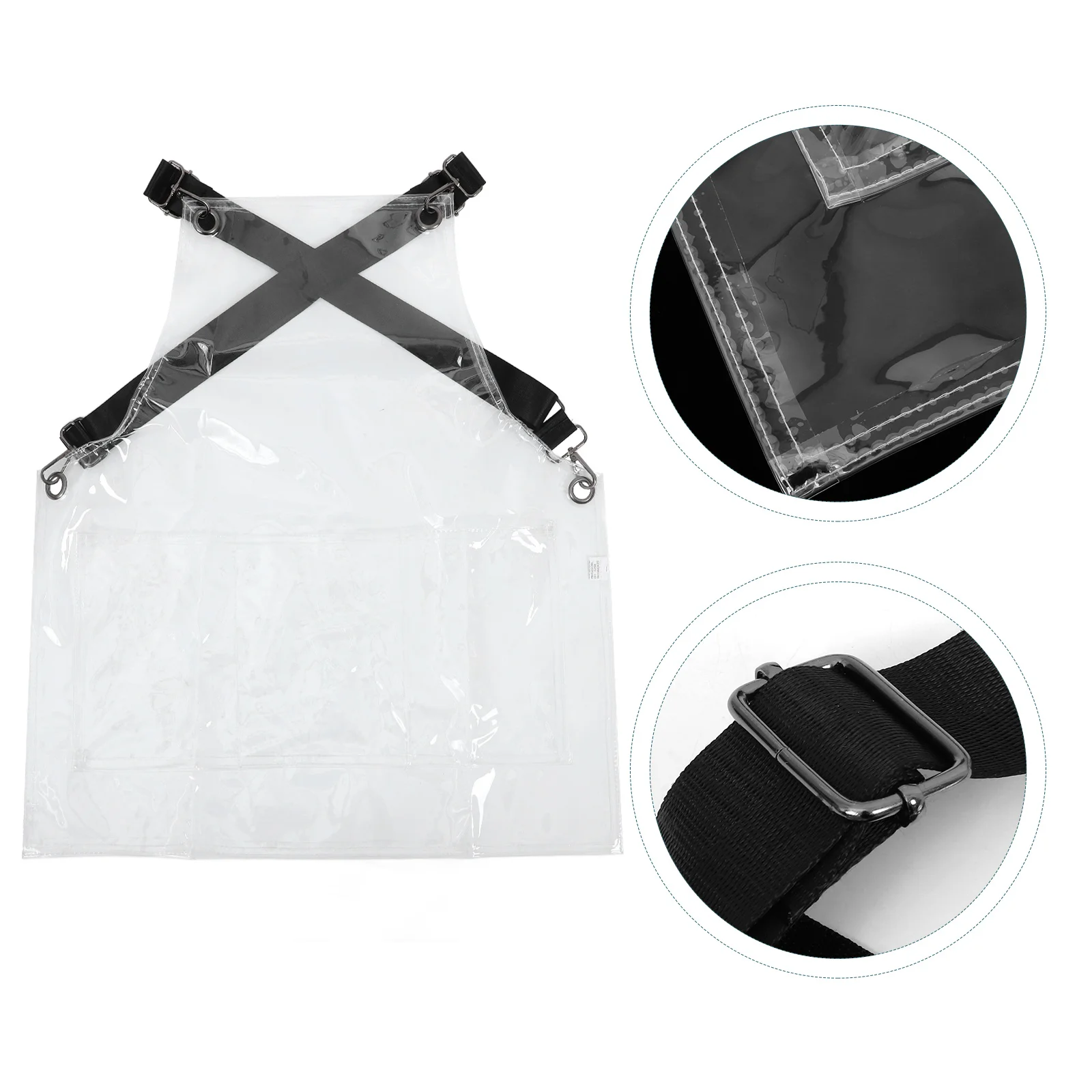 

Transparent Work Apron for Men Hair Stylist Essentials Hairstylist Aprons Women