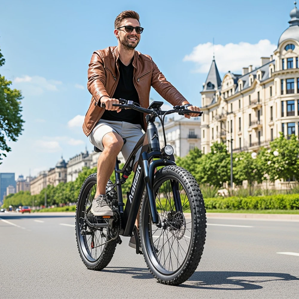 Aairsk XT90 26 Inch Tire NFC city ebike  Adult Electric Bicycle 250W Motor E-bike 48V20Ah Battery Electric Bike