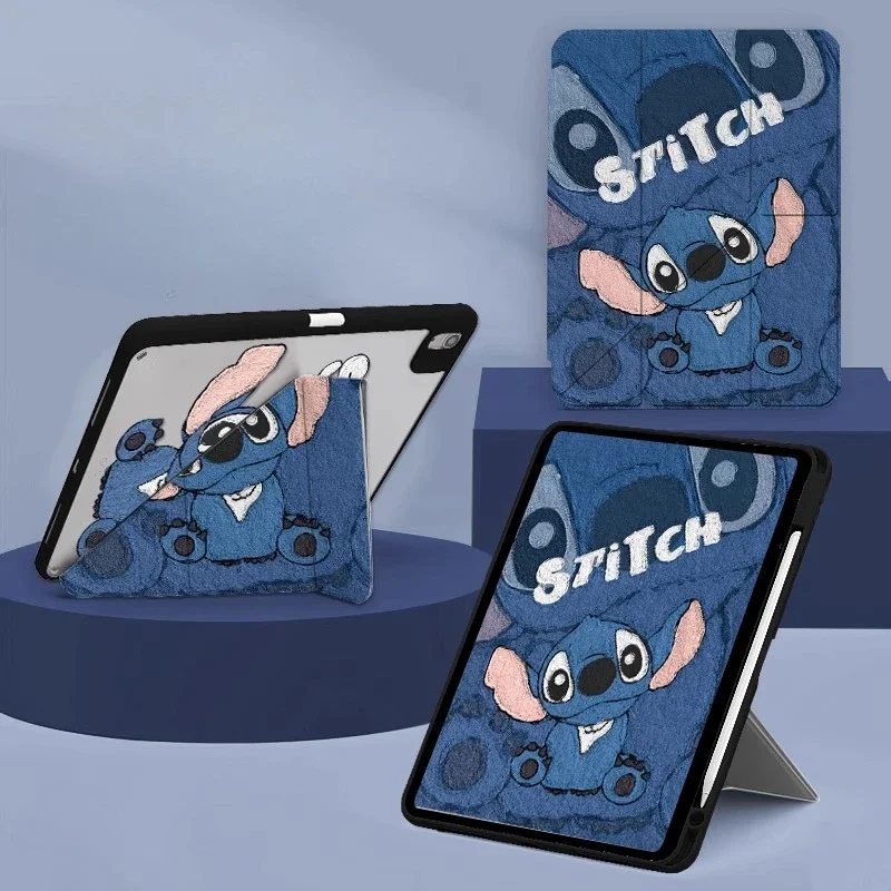 

Чехол Stitch для iPad iPad Pro4 5 6 12,9 дюйма Mini A17 Защитный чехол для iPad 8/9/10 Air 4 5 M2 M3 10,2 дюйма 10,9 дюйма A16 11 дюймов Чехол для планшета