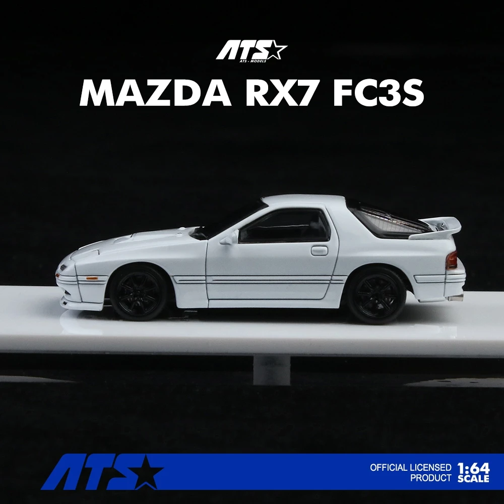 ATS 1:64 مازدا RX-7 RX7 FC3S سبيكة سيارة Diecasts ولعبة المركبات نموذج سيارة مصغرة مقياس نموذج سيارات لعب للأطفال #3