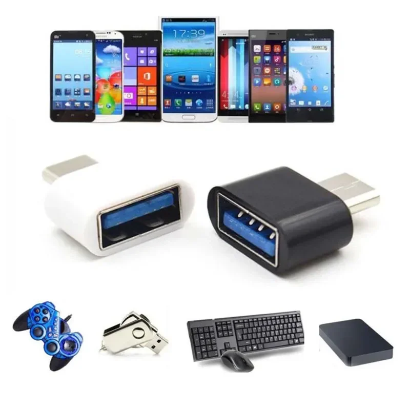 Type-C Converter Adapter Micro V8 Accessories Male To Female OTG Cellphone USB 3.1 Connector Kit Part For Android