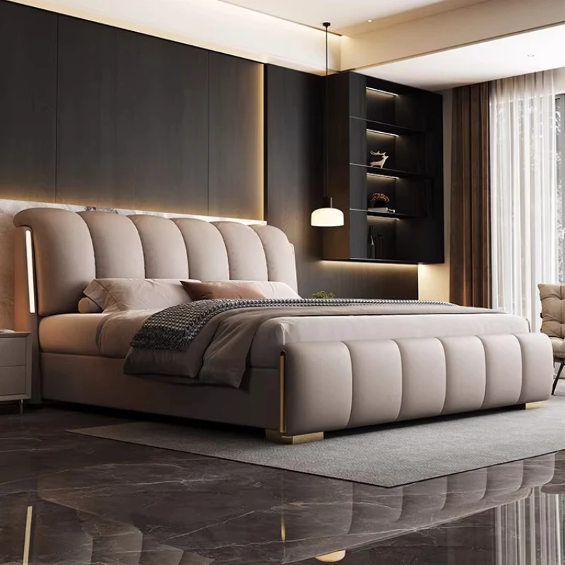 

Double Luxury Bed Modern Queen Full Single Children Design Sleeping Bed Single European Letto Matrimoniale Unique Furniture