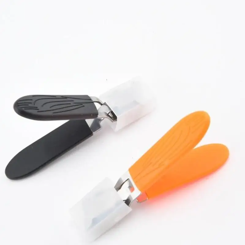 المهنية الفولاذ المقاوم للصدأ مسمار كليبرز مجموعة للأظافر السميكة مكافحة سبلاش حاد المتقلب مسمار باديكير أدوات مانيكير للرجال #4