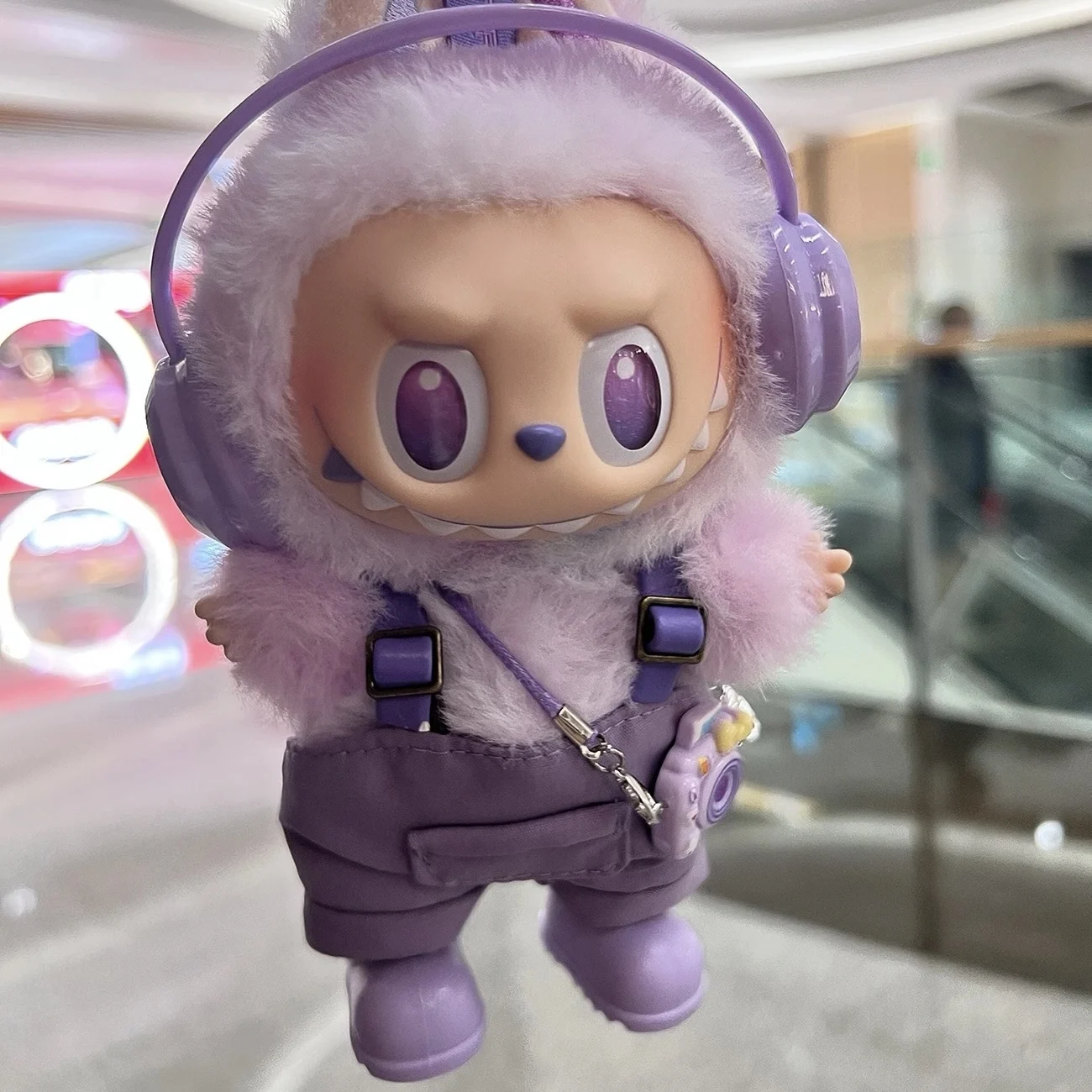 

For 17cm Labubus Mini Doll Clothes Outfit Hat Clothes Shoes Labubu II Doll Accessories Cultivate Sitting Party Game Toys 4Pc