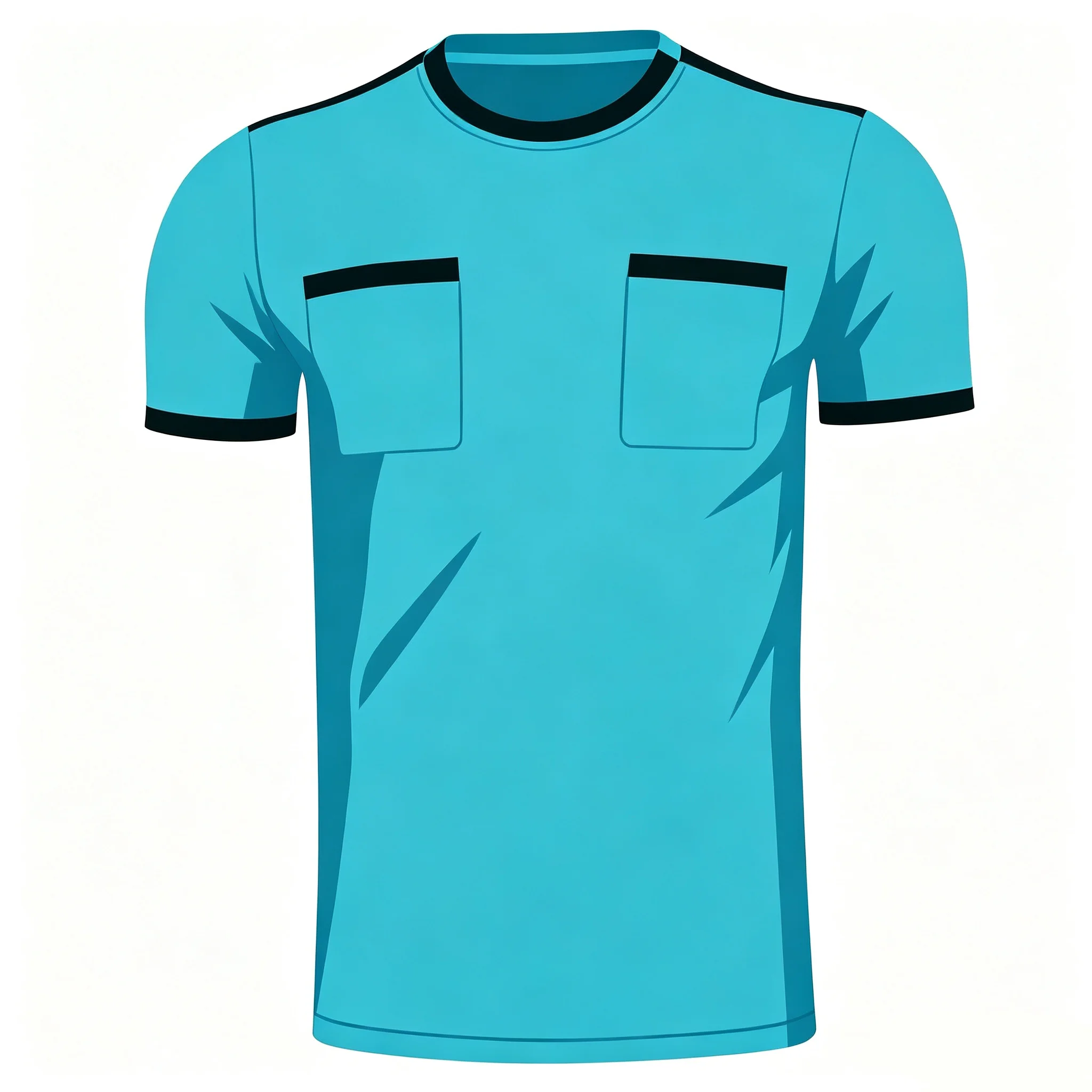 HERREN-FUSSBALLAUSRÜSTUNG – SCHIEDSrichter-BEKLEIDUNG – KURZÄRMELIGES SCHIEDSrichter-T-SHIRT (OHNE TASCHEN) SPORT-T-SHIRT FAMILIEN-/ELTERNSOHN-STIL – Detail 9
