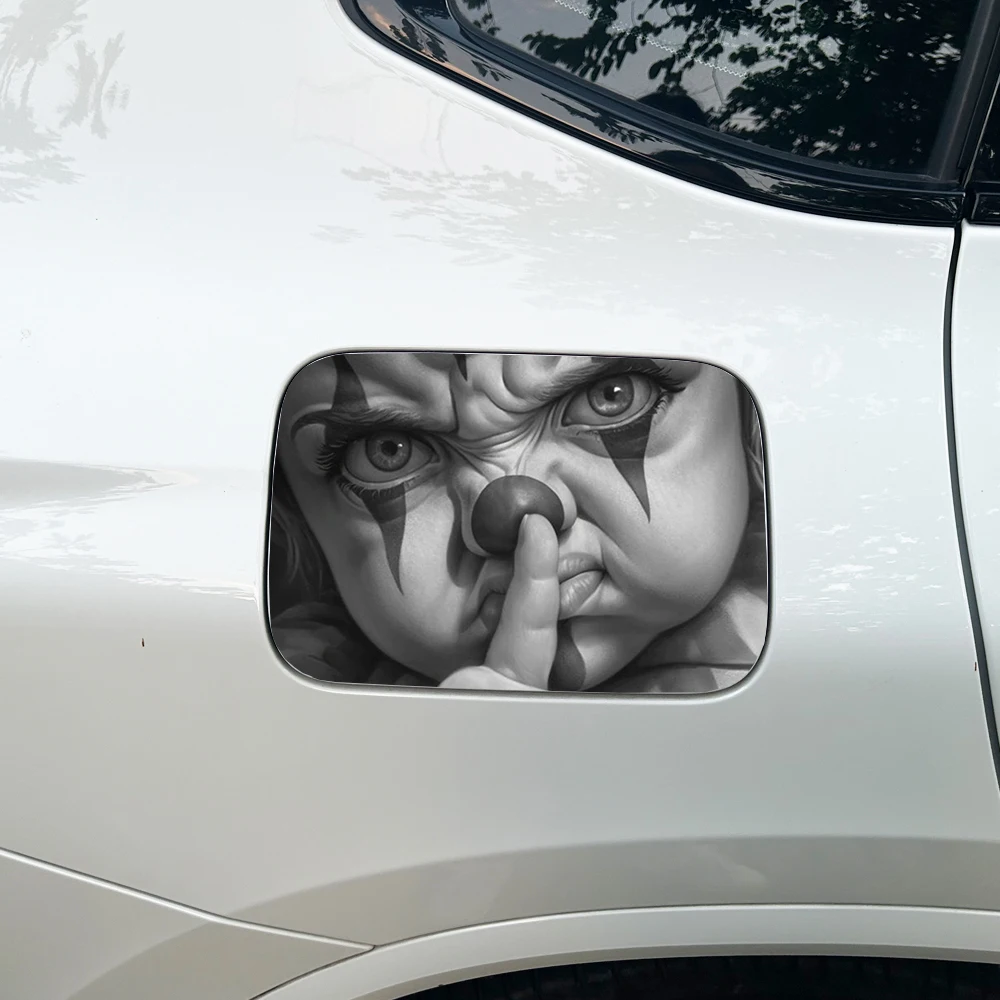 Demon Baby Waterproof Car Fuel Tank Cap Sticker Sunscreen Decal Car Stickers view 6