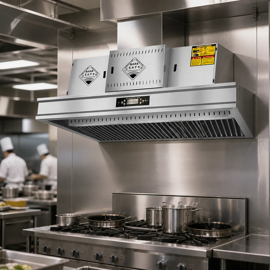Commercial Kitchen Hoods - Cappa di scarico professionale in acciaio