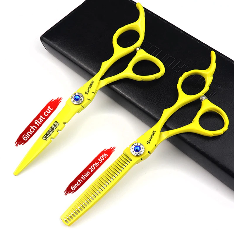 

SHARONDS Hairdressing Scissors Professional Hairdresser Clipers Thinning Barber Specialized Shears Japaness Steel Scissors