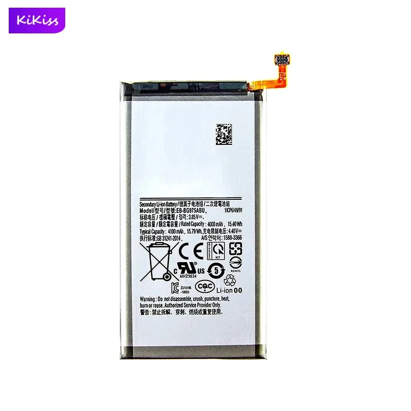EB-BG975ABU Mobile Phone Battery For Samsung Galaxy S10 Plus S10+ SM-G975F/DS SM-G975U/W G9750 4100mAh Real Capacity