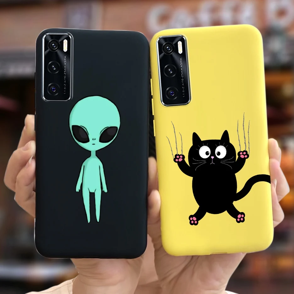 Cute Cartoon Cover For Vivo V20 SE Case V2022 V2023 Soft Silicone Phone Case For Vivo V20 SE V20SE Fundas Capa Shockproof Bumper