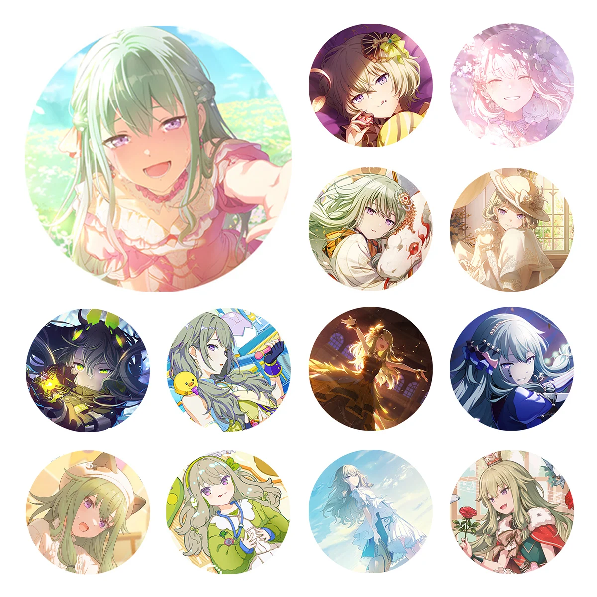 

Project SEKAI Anime Kusanagi Nene Wonderlands Showtime updated on 20251220 50mm Metal Badge Brooch Pins