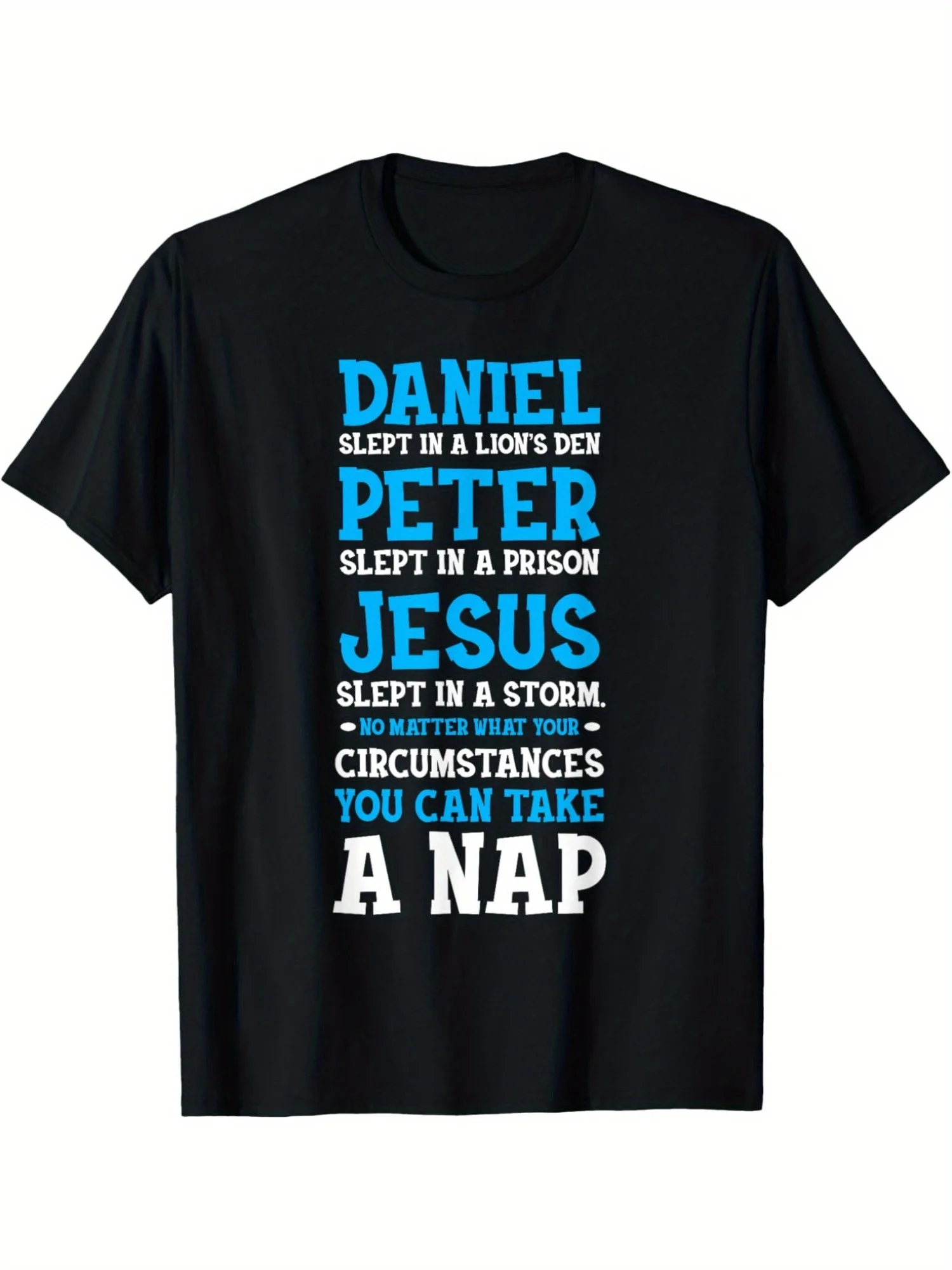 

Забавный подарок для любителей сна, спящий Иисус, футболка с христианским юмором, S-3XL, футболка на день рождения, забавные подарки для мужчин lwf, 180 г