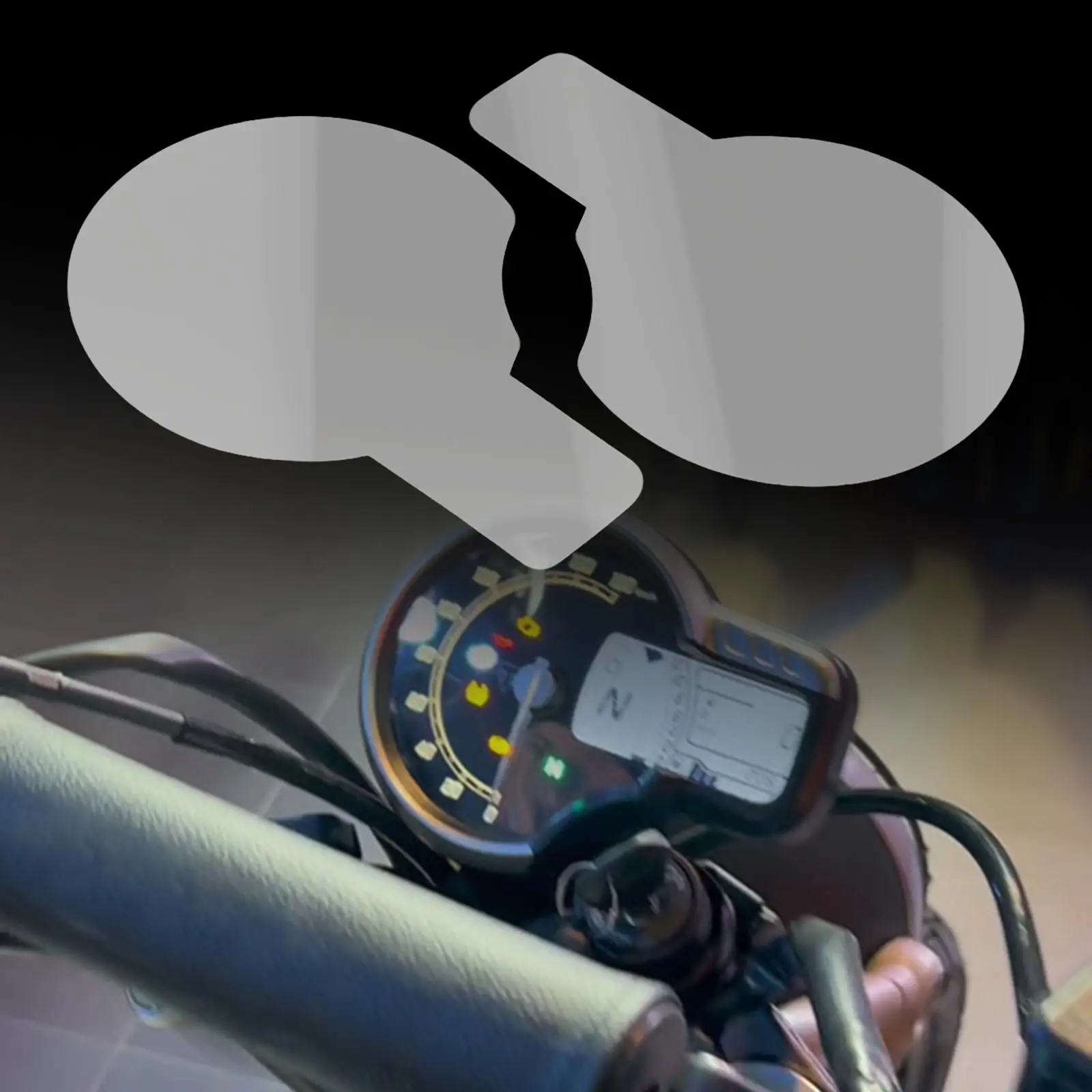 2 uds. Cubiertas de película para instrumentos de motocicleta protección contra arañazos accesorios de PVC protectores para 400 x (2024-)
