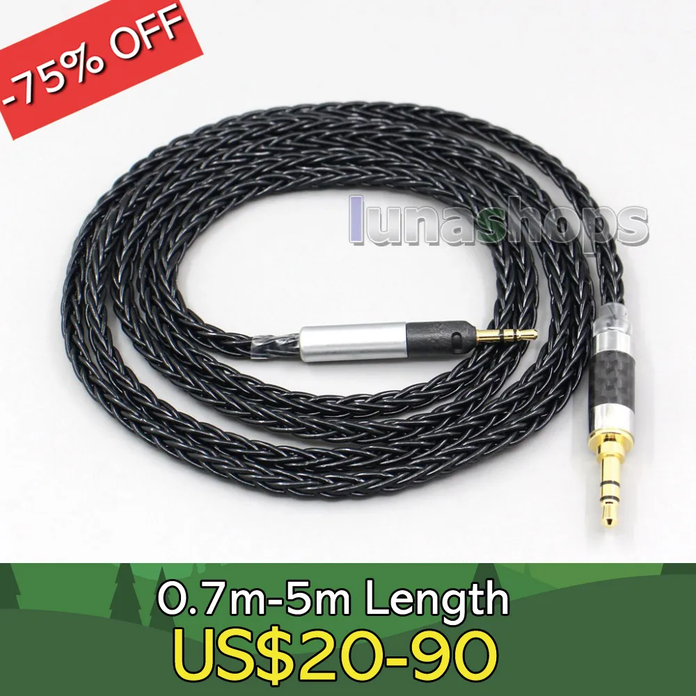 

2.5mm XLR 8 Core Silver Plated OCC Earphone Cable For KRK KNS8400 KNS6400 Sennheiser HD 2.20s 2.30i 2.30g LN006586