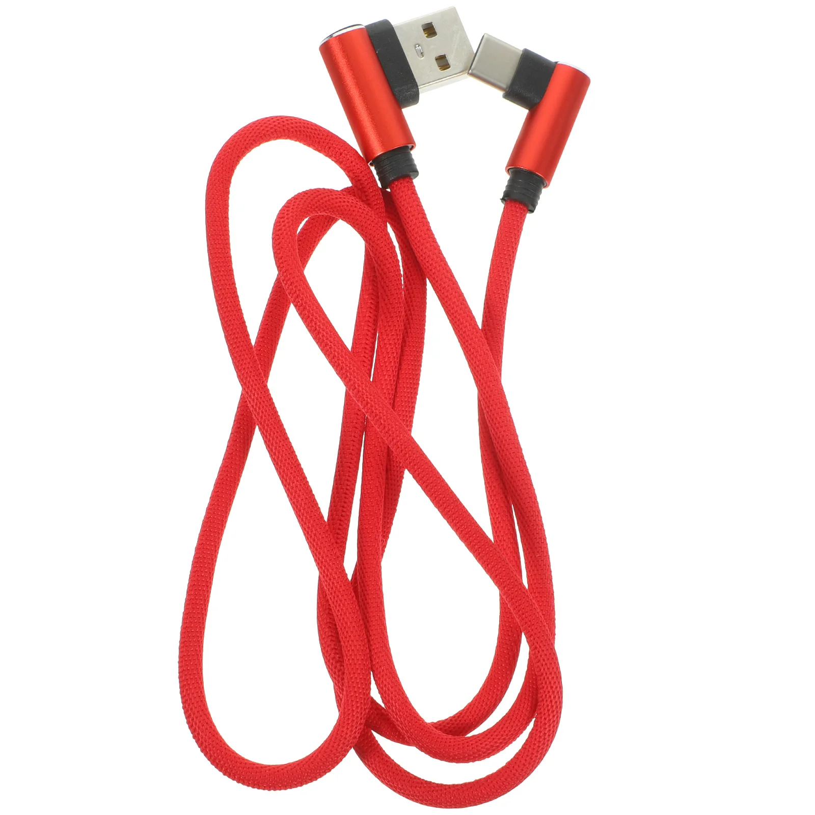 1m ângulo reto tipo-c carregamento trançado náilon 90 graus cabo usb c para sincronização de carga rápida transferência de dados cabo de carregamento para o telefone