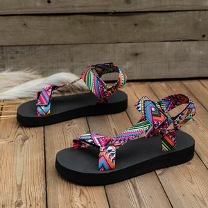 Casual beach sandals, low hemp rope shoes, outdoor shoes with everything that matches, large size, summer 2023 8 Main Sales Social Shoes - №3