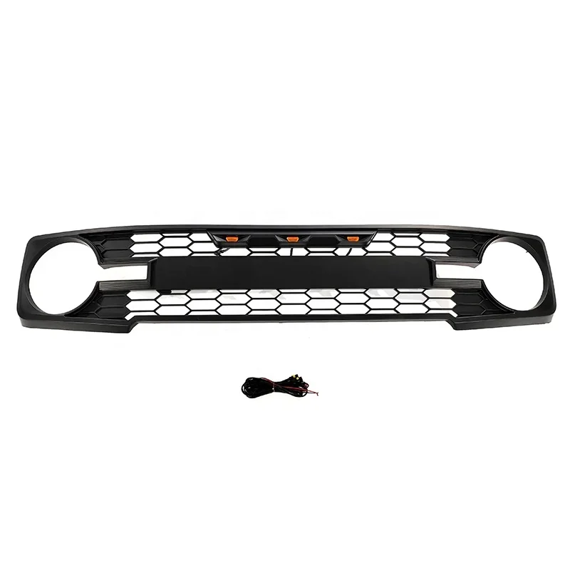 Front Grille With Amber Light Raptor Style  Bumper Grill For Ford Bronco 2021+