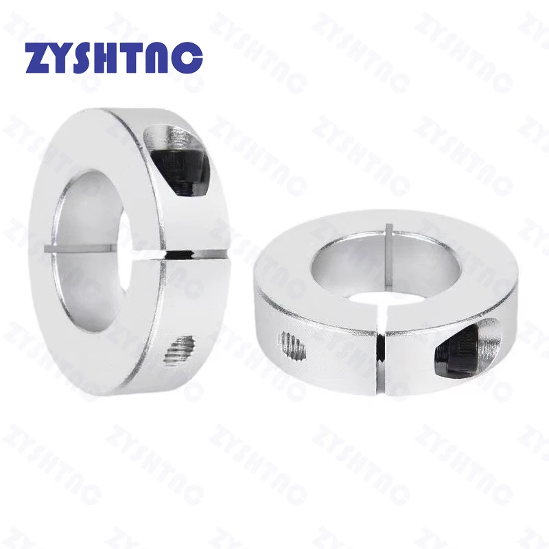 1pcs Split Collar Limit Shaft Retaining Ring Position Aluminum Alloy Surface Anodizing Treatment Stop Shaft Collar Dai 3 to 100 image 3